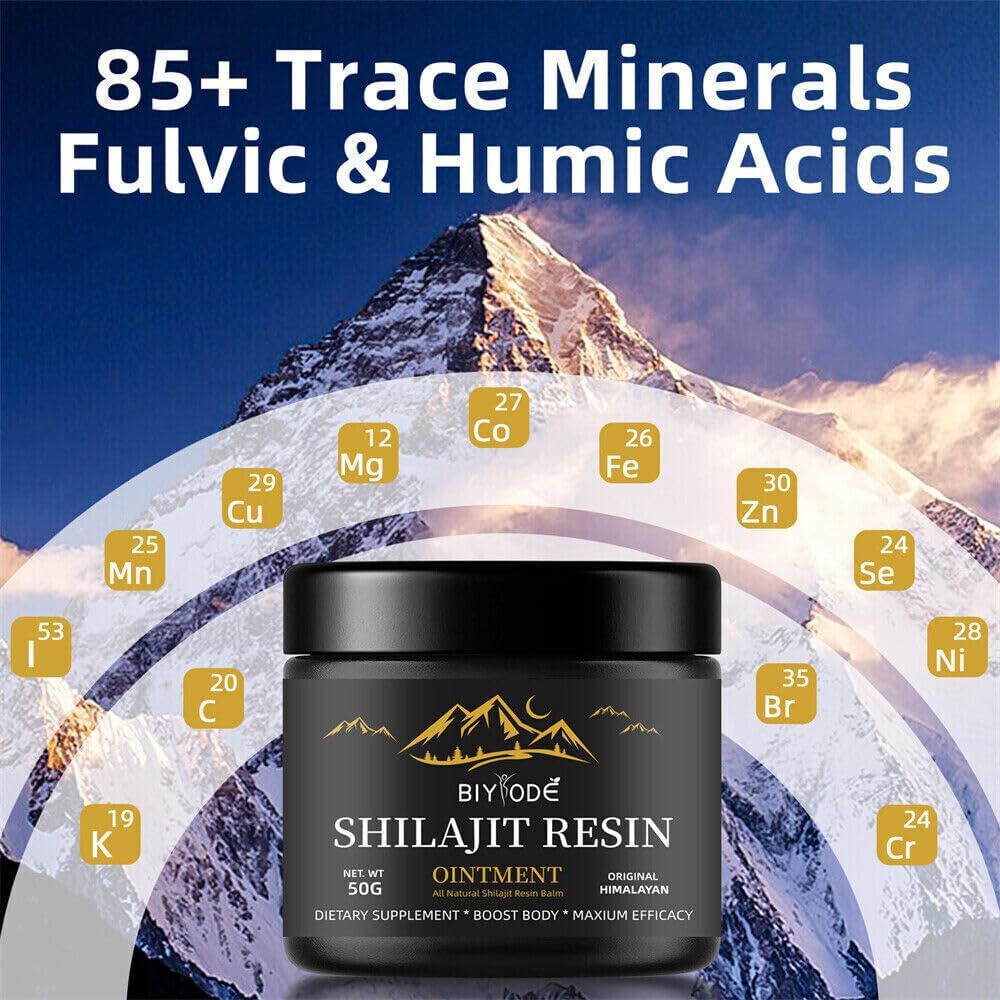 WinaBio – Résine pure de Shilajit de l’Altaï (30 g) – Source naturelle de 80 oligo-éléments des montagnes de l’Altaï